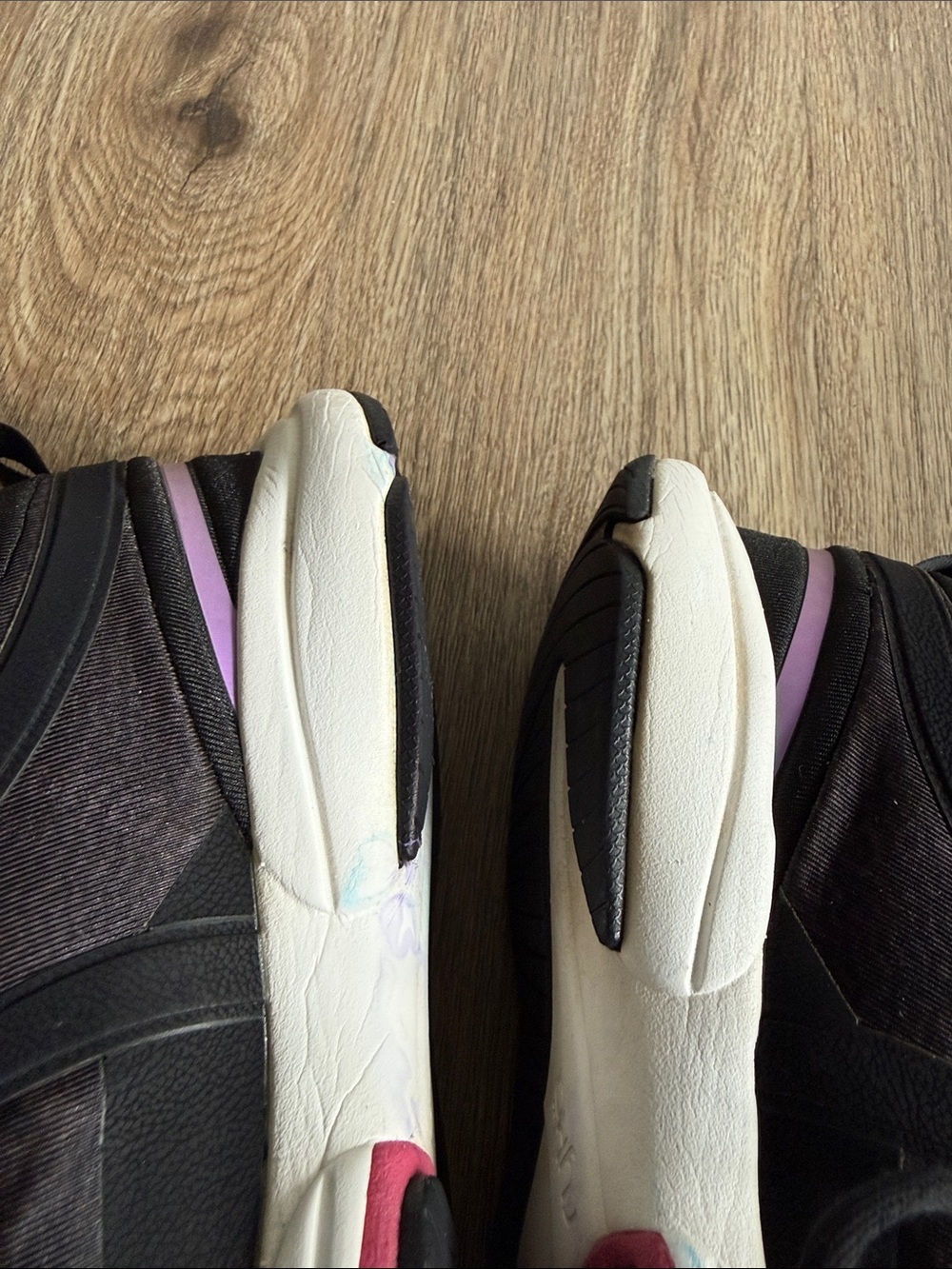 Ryka Women's Black and Purple Low-Top Athletic Sneakers - Picture 6 of 10